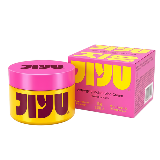 JiYu NAD+ Hydrating Face Moisturizer – Korean Anti-Aging Cream for Radiant, Firm & Smooth Skin – Deeply Hydrating & Brightening Daily Moisturizer Cream for Face and Body, All Skin Types – 50 ml